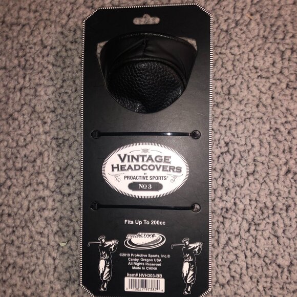 Golf Club Cover Vintage Headcovers by Proactive Sports No.3 Fits up to 200cc - Picture 4 of 4